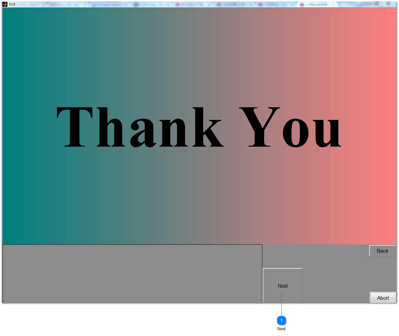 Thank You Window