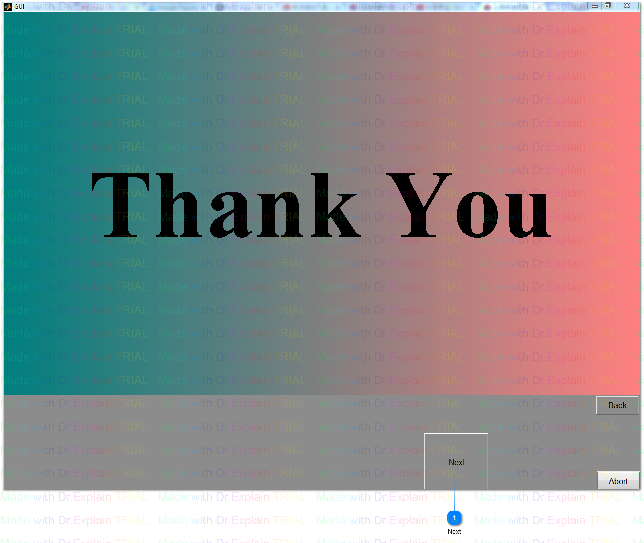 Thank You Window