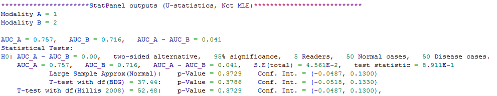 3. Statistical Analysis Results